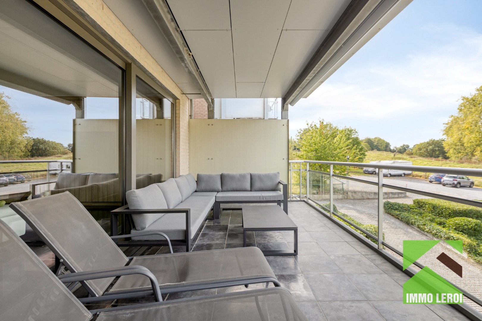 Terras met zithoek