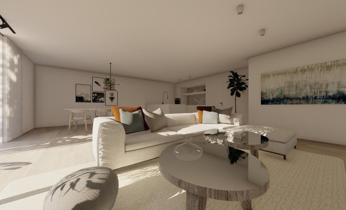 Uniek nieuwbouw appartement met 2 slaapkamers en veel zonlicht te Eernegem 