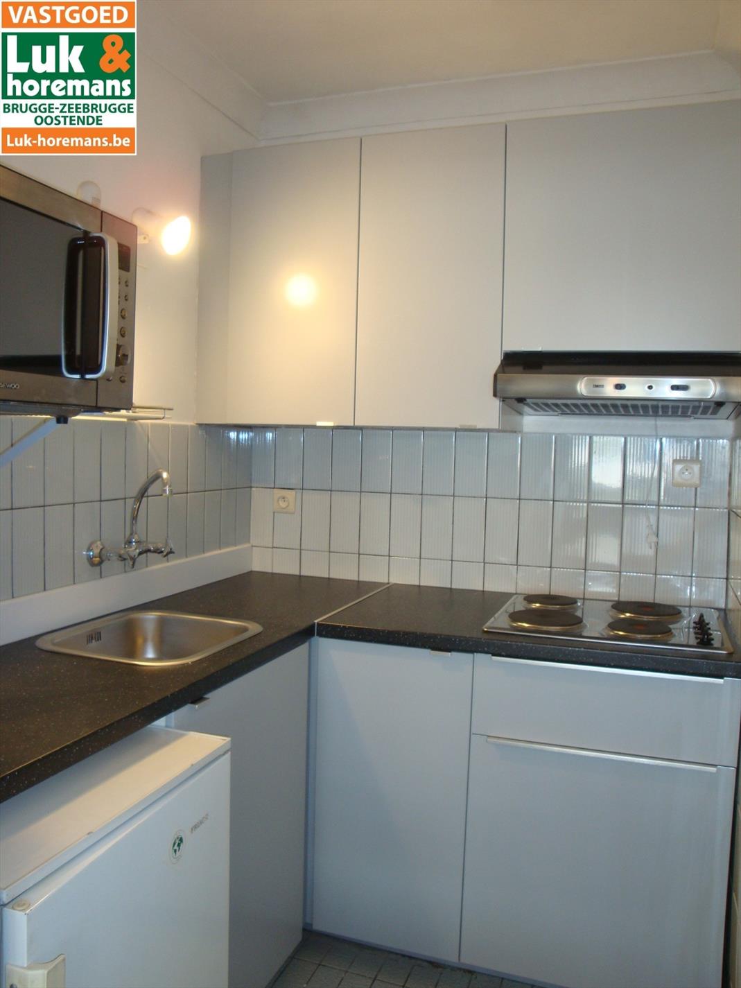 studio met zijdelingse zeezicht 