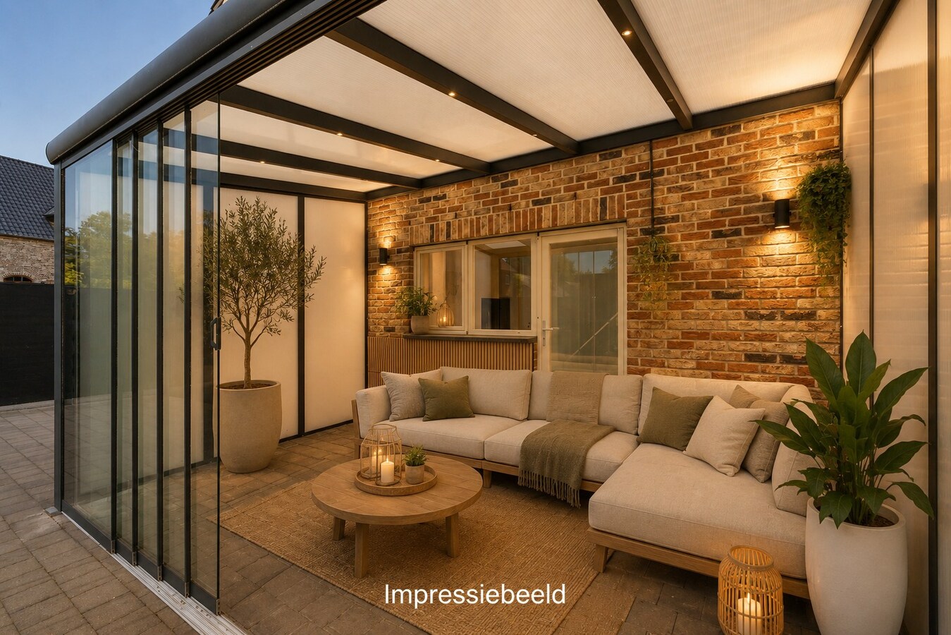 Verrassend ruim triplexappartement - B-label - 4 slpk  en aagename buitenbeleving. 