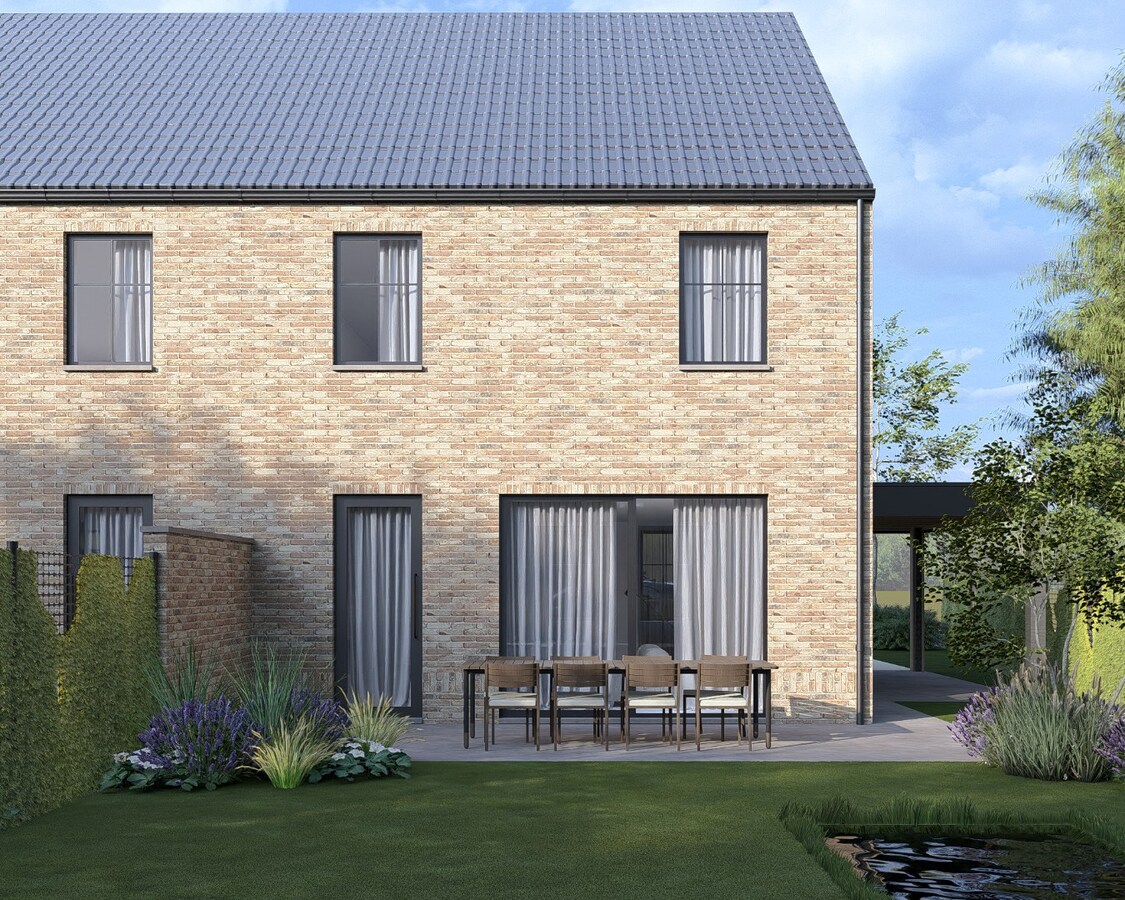 Halfvrijstaande nieuwbouwwoning gelegen op een perceel van 3a30ca op een gunstige locatie nabij het centrum van Bree! 