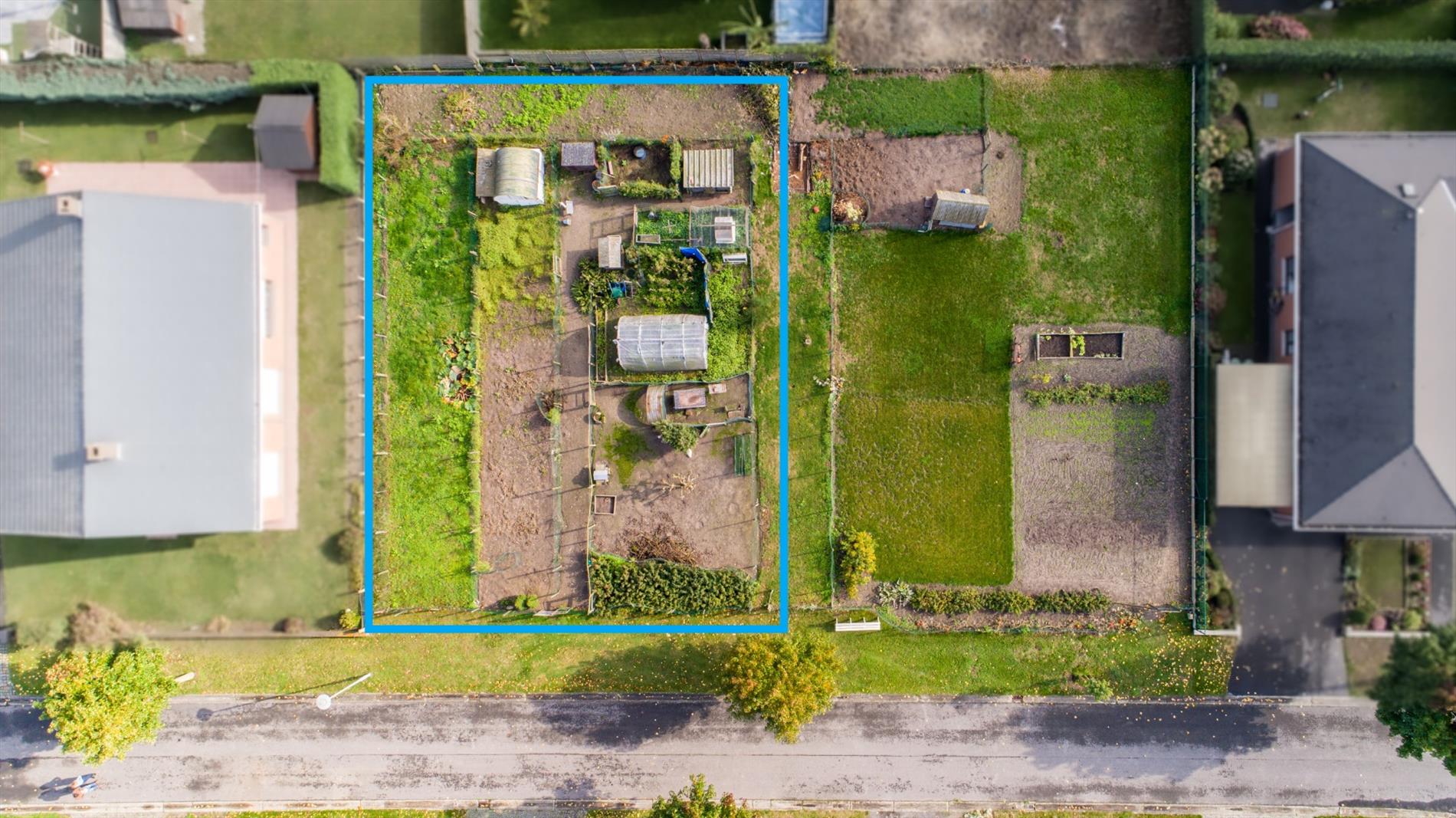 Oostelijk georiënteerd lot bouwgrond 609m² nabij centrum Maldegem 