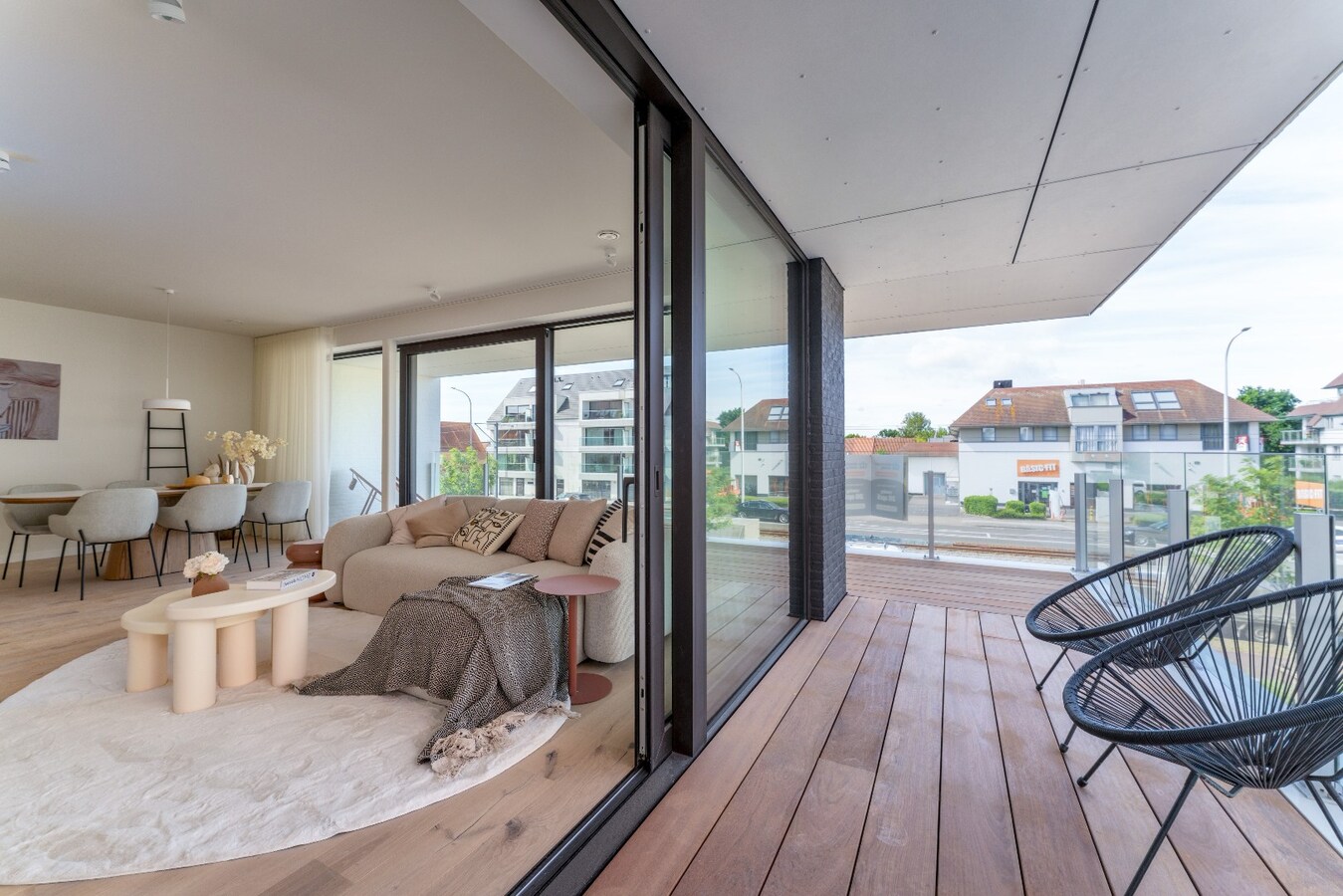Luxueus afgewerkt nieuwbouwappartement met 2 slaapkamers en royaal terras 