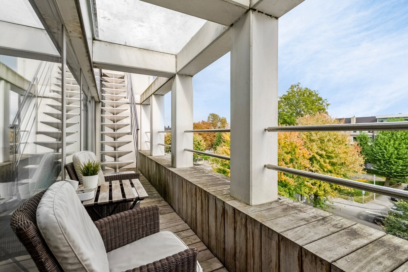 Prachtige penthouse met dakterras - te huur 