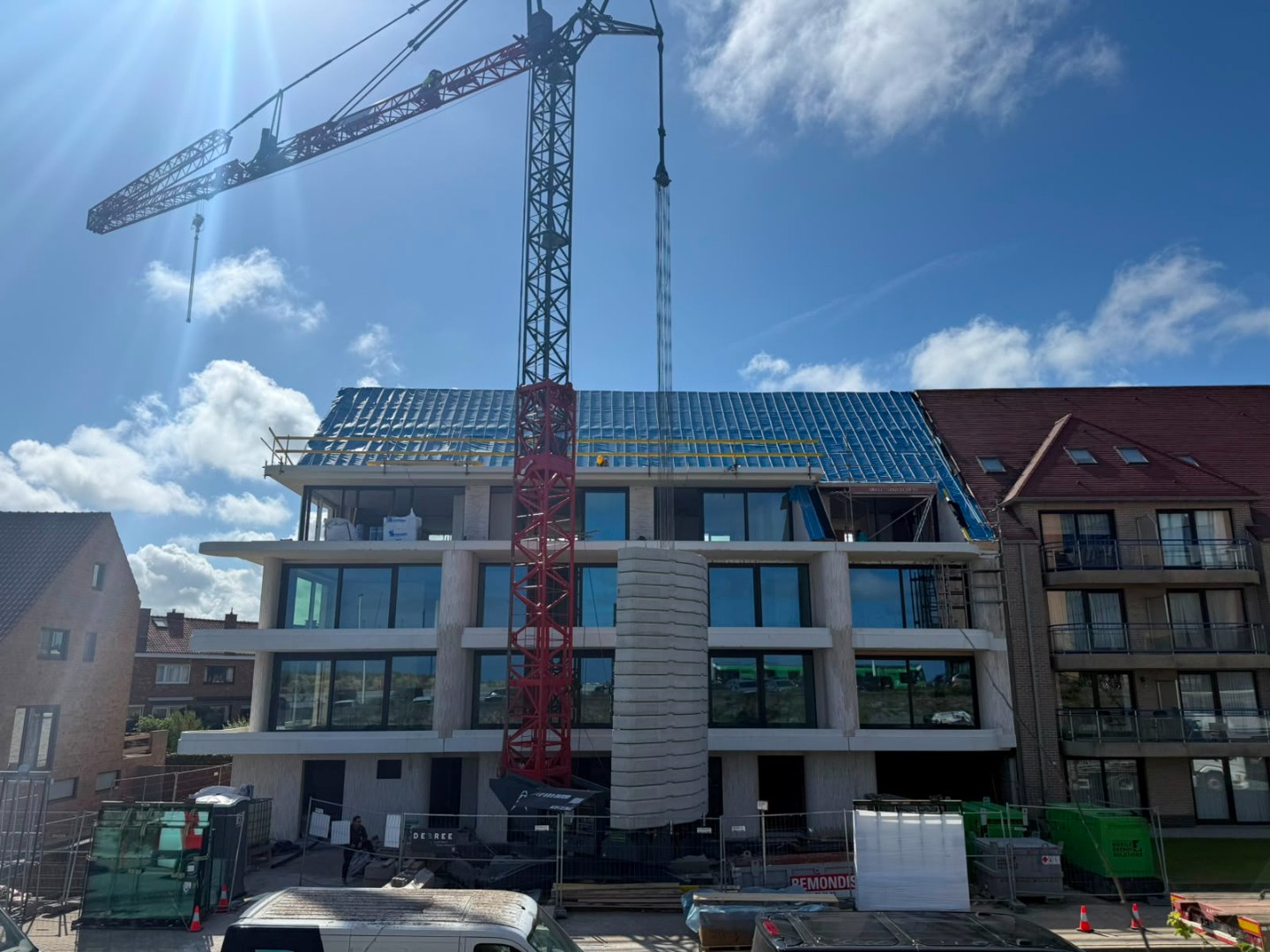 NIEUWBOUW 2/3 SLPK DUPLEX APP MET ZEEZICHT 