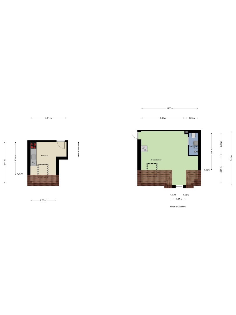 Studentenkamer van 28m² in prachtig gerenoveerd en ruime residentie met tuin in Leuven - 79KWH/m² 