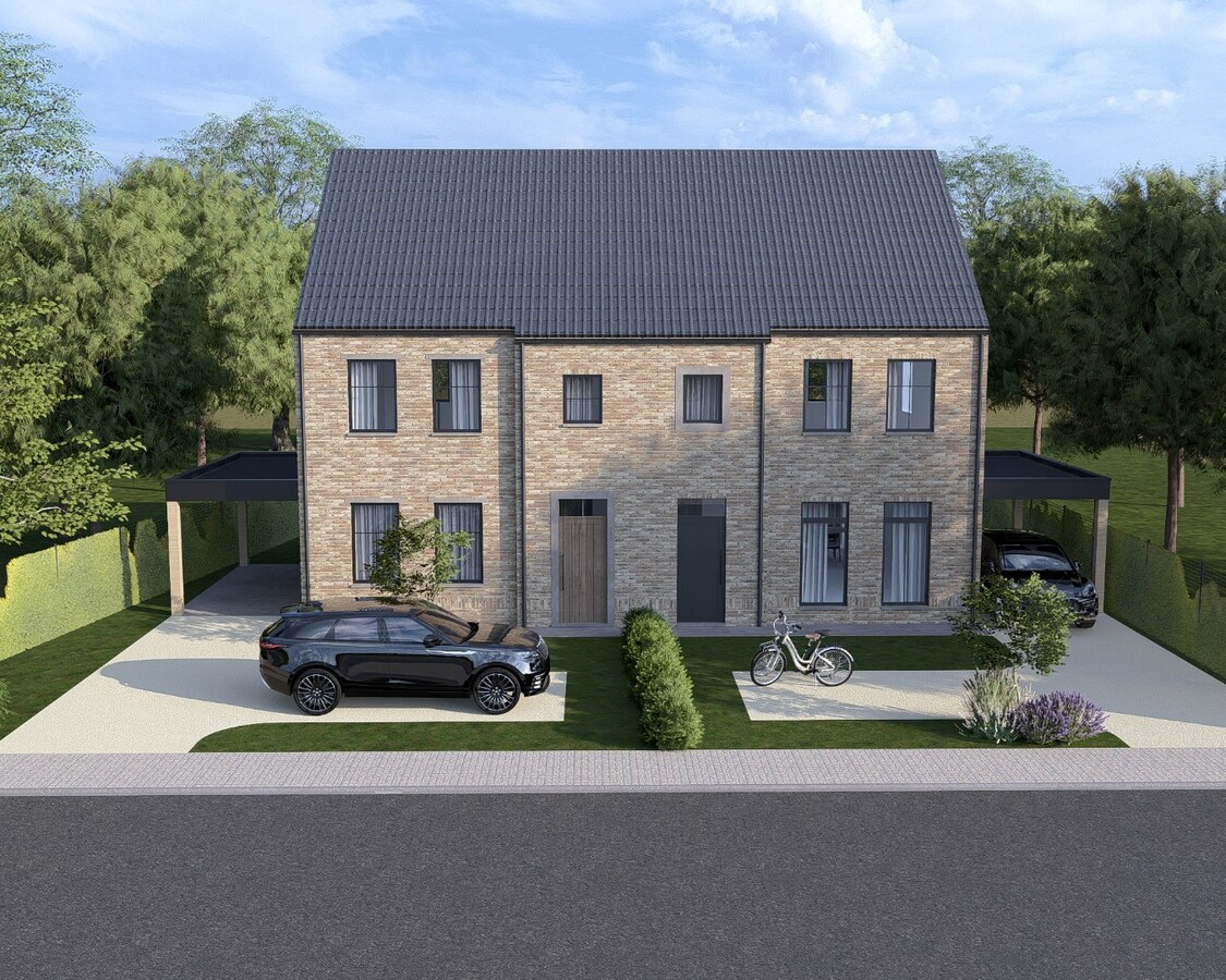 Halfvrijstaande nieuwbouwwoning gelegen op een perceel van 3a30ca op een gunstige locatie nabij het centrum van Bree! 