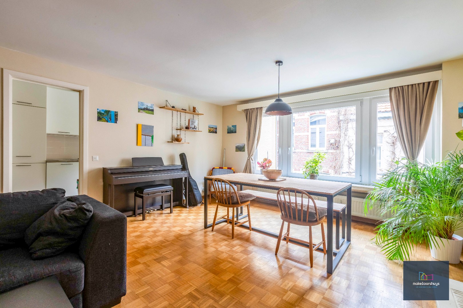 Schitterend gelegen 2 slp.app in het centrum van de stad. 