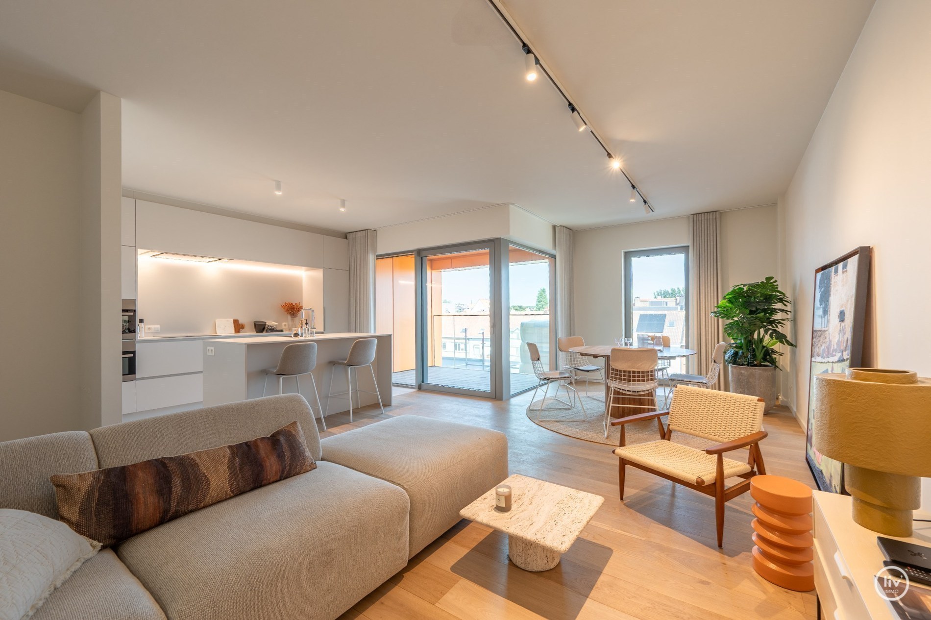 Appartement de 2 pièces bien situé à la Résidence Hoost. 