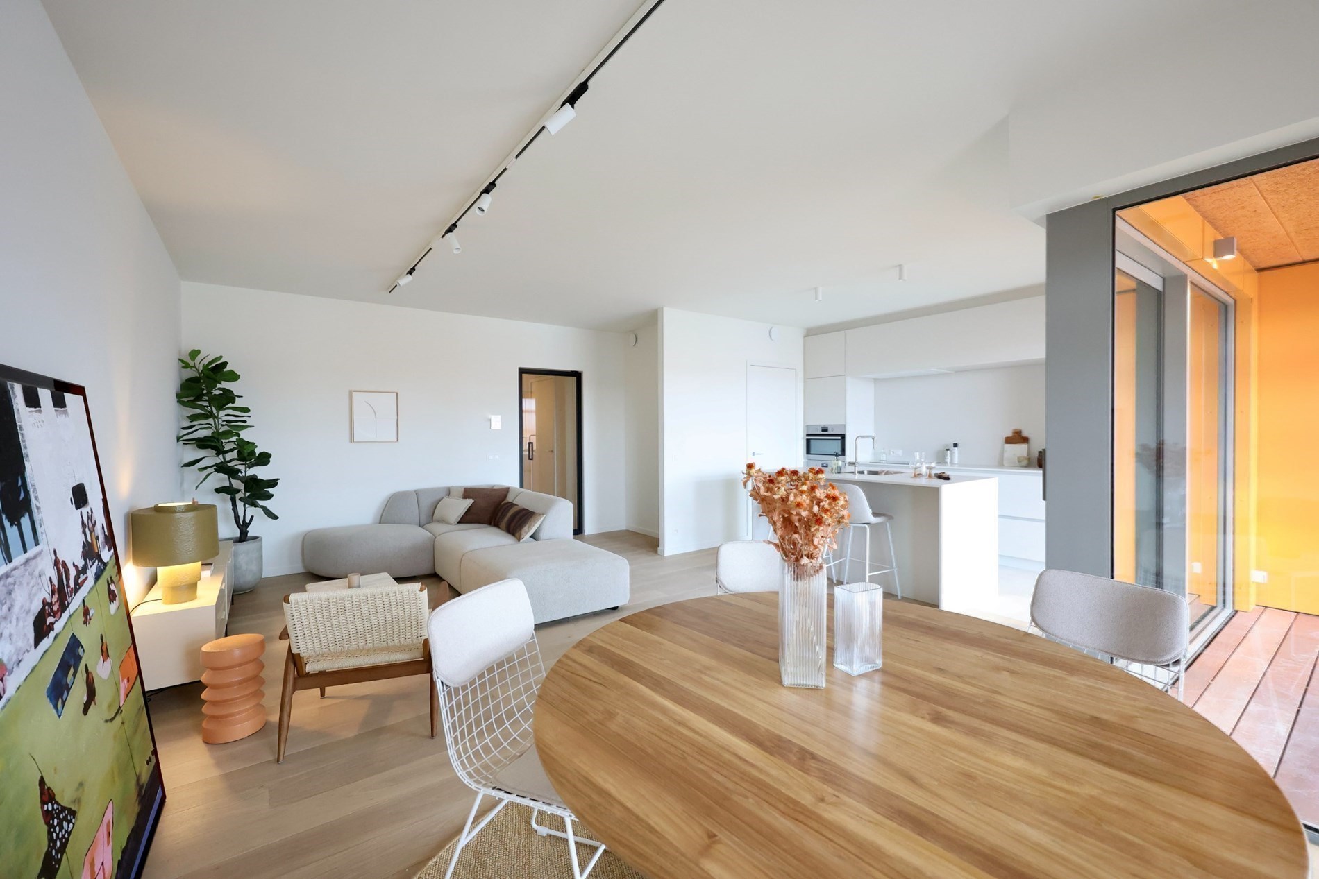 Appartement de 2 pièces bien situé à la Résidence Hoost. 