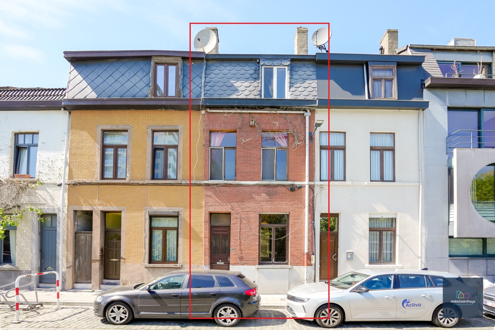 Te renoveren eigendom met zicht op de Leie 