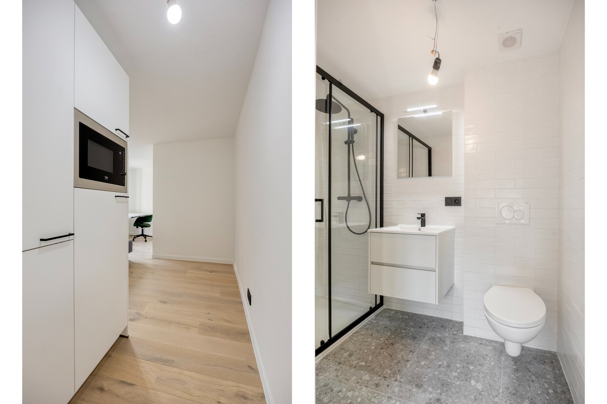 Volledig gerenoveerd en gemeubelde studentenkamer met privé badkamer en tuin - EPC A! 