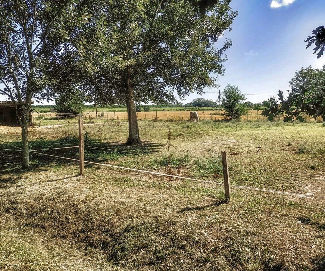 Landelijke hoeve met paardenfaciliteiten op ca. 1,3ha te Riva del Po (Noord-Italië) 