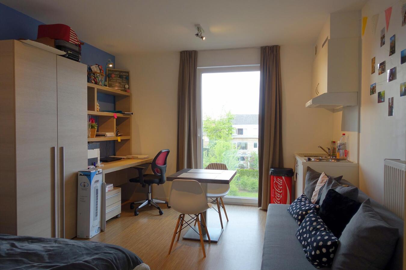 Ruime studio in studentenresidentie 
