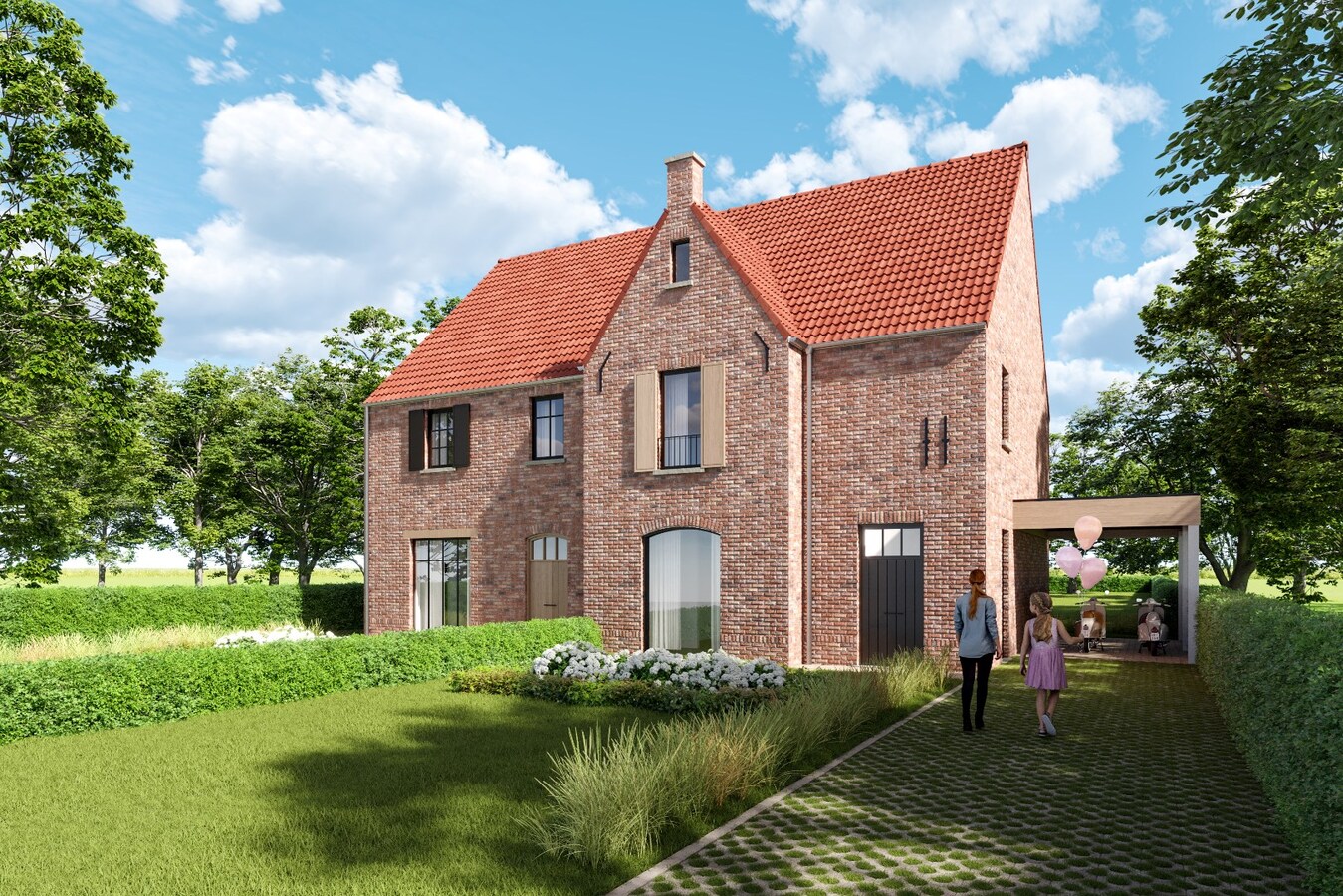Nieuwbouw BEN-woning rustig gelegen te Halen 