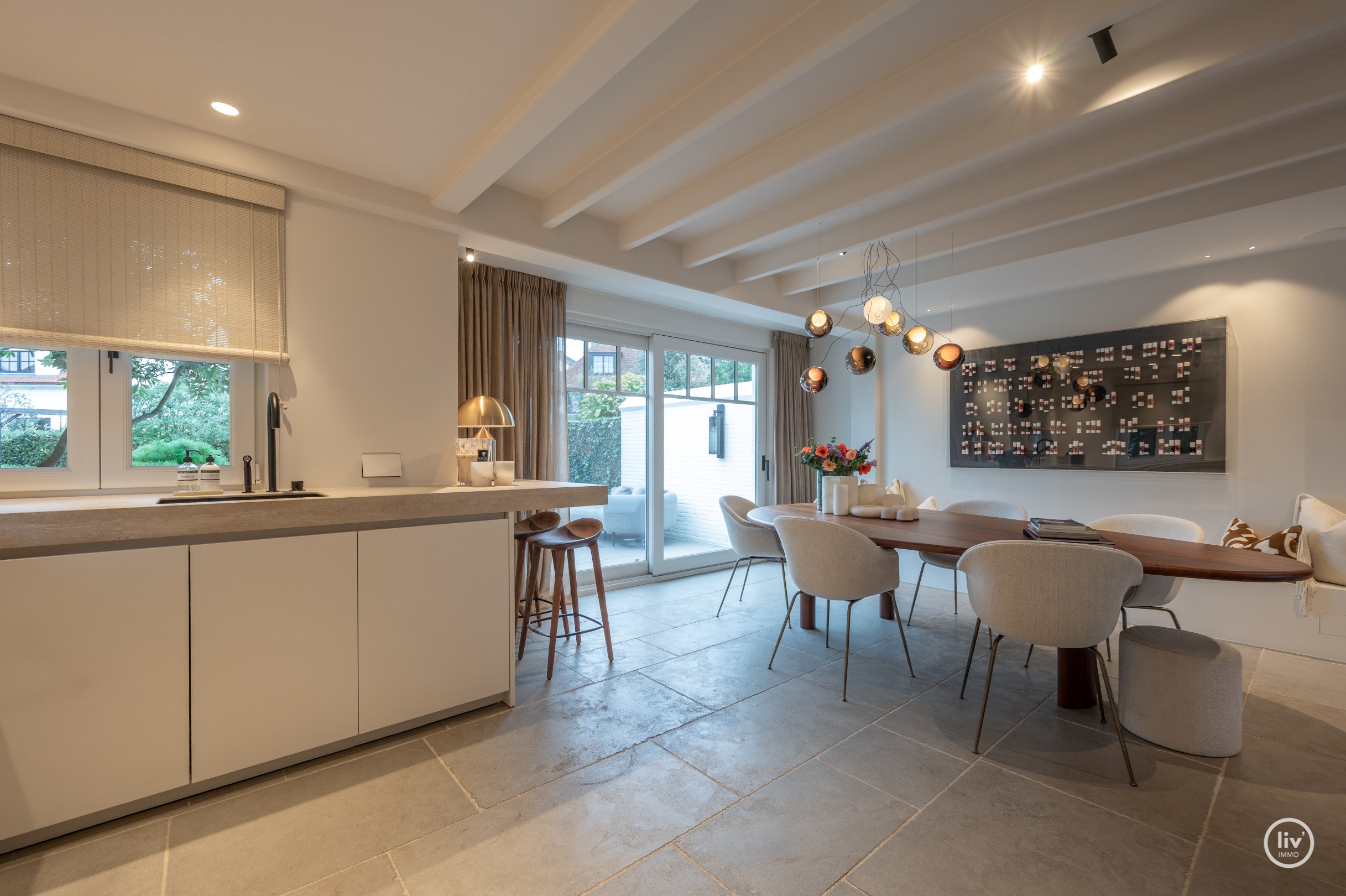 Exclusieve koppelvilla met verfijnde afwerking op toplocatie in het Zoute 