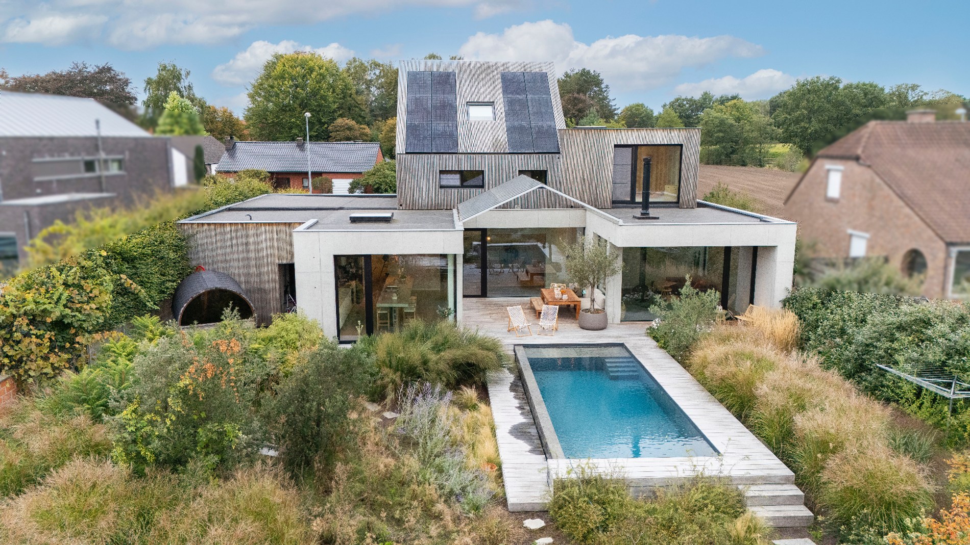 Exclusieve villa met praktijkruimte op perceel van 2001m² in Balen-Olmen 