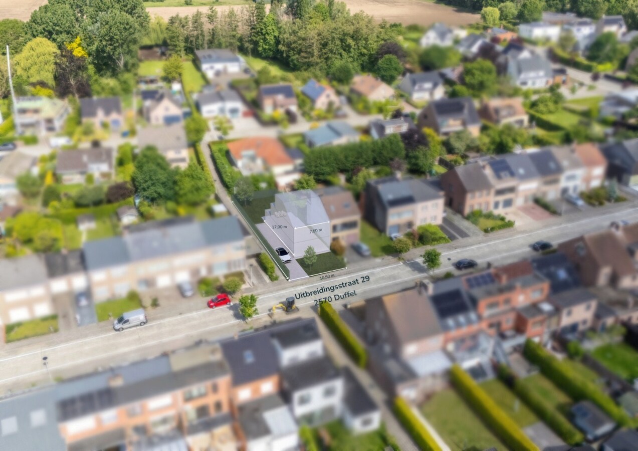 Bouwgrond voor halfopen bebouwing in wijk De Beunt te Duffel 