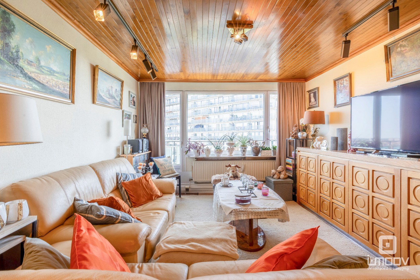 Ruim appartement met 3 slaapkamers en panoramisch zicht over Gent 