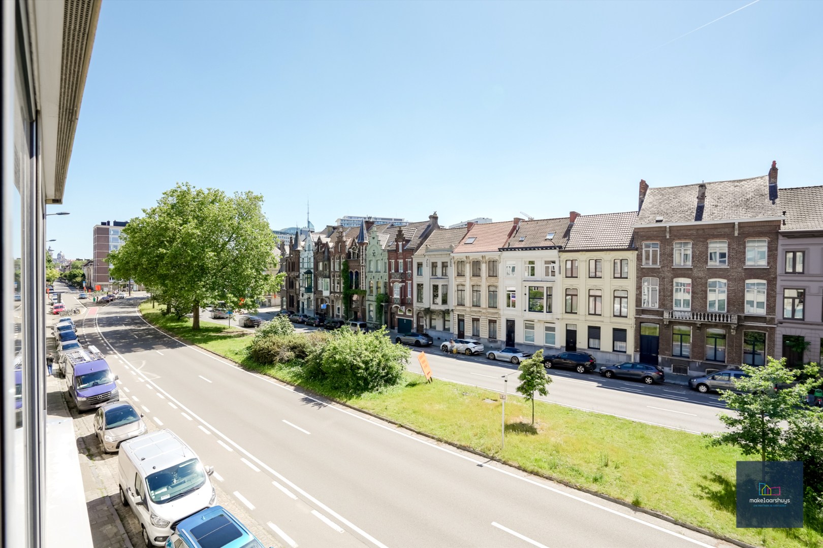 Ruim 3-slp.k.appartement met garage + kelder 