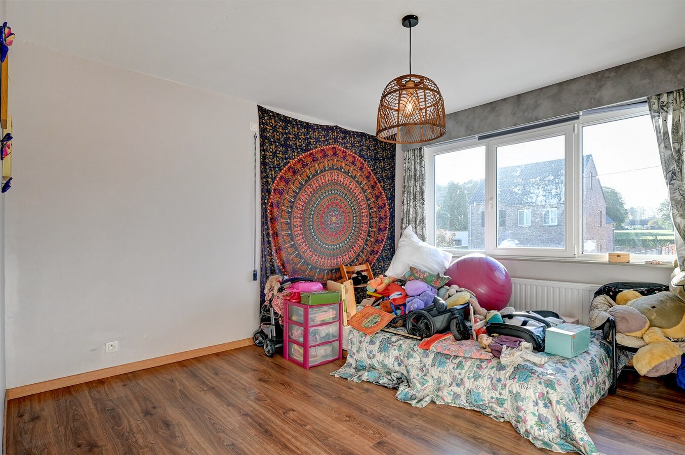 Open bebouwing op een perceel van 28m breed 