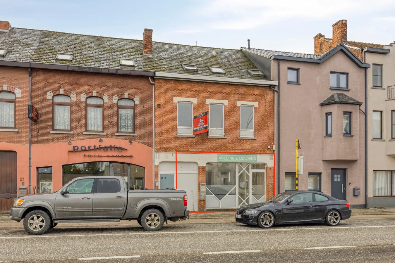 Handelspand met commerciële ligging nabij het centrum van Leopoldsburg 