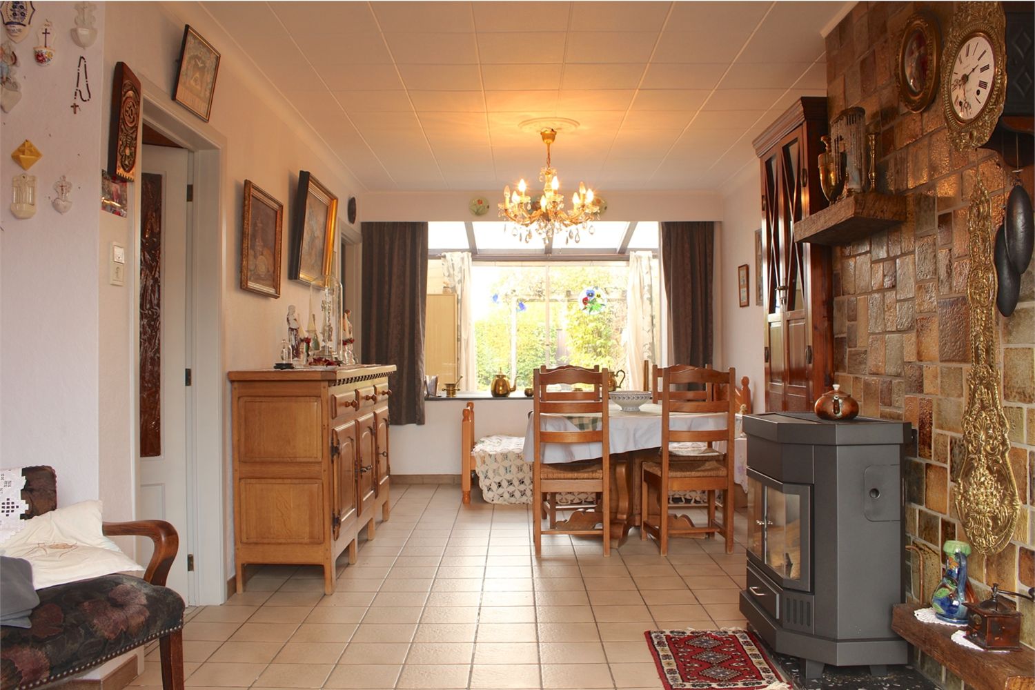 Half open bebouwing te Hamme 