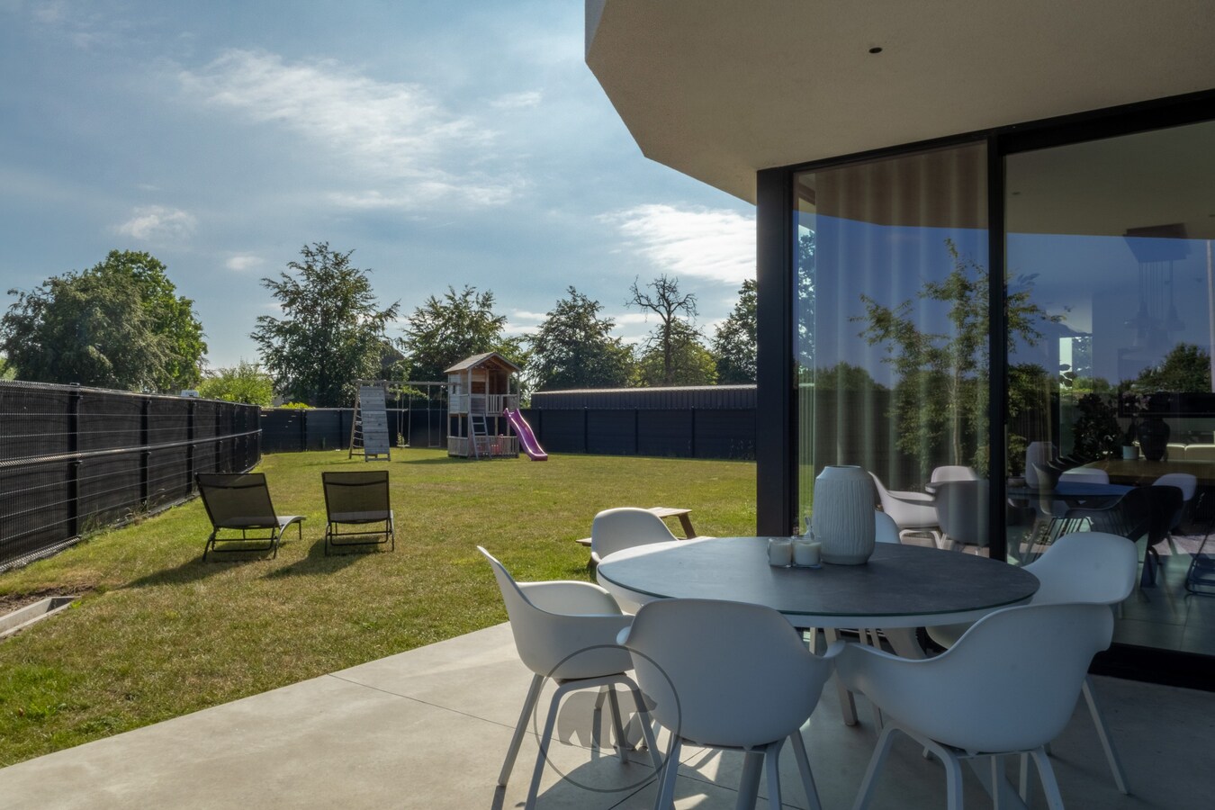 Exclusieve nieuwbouwvilla met zicht op natuur te Destelbergen 