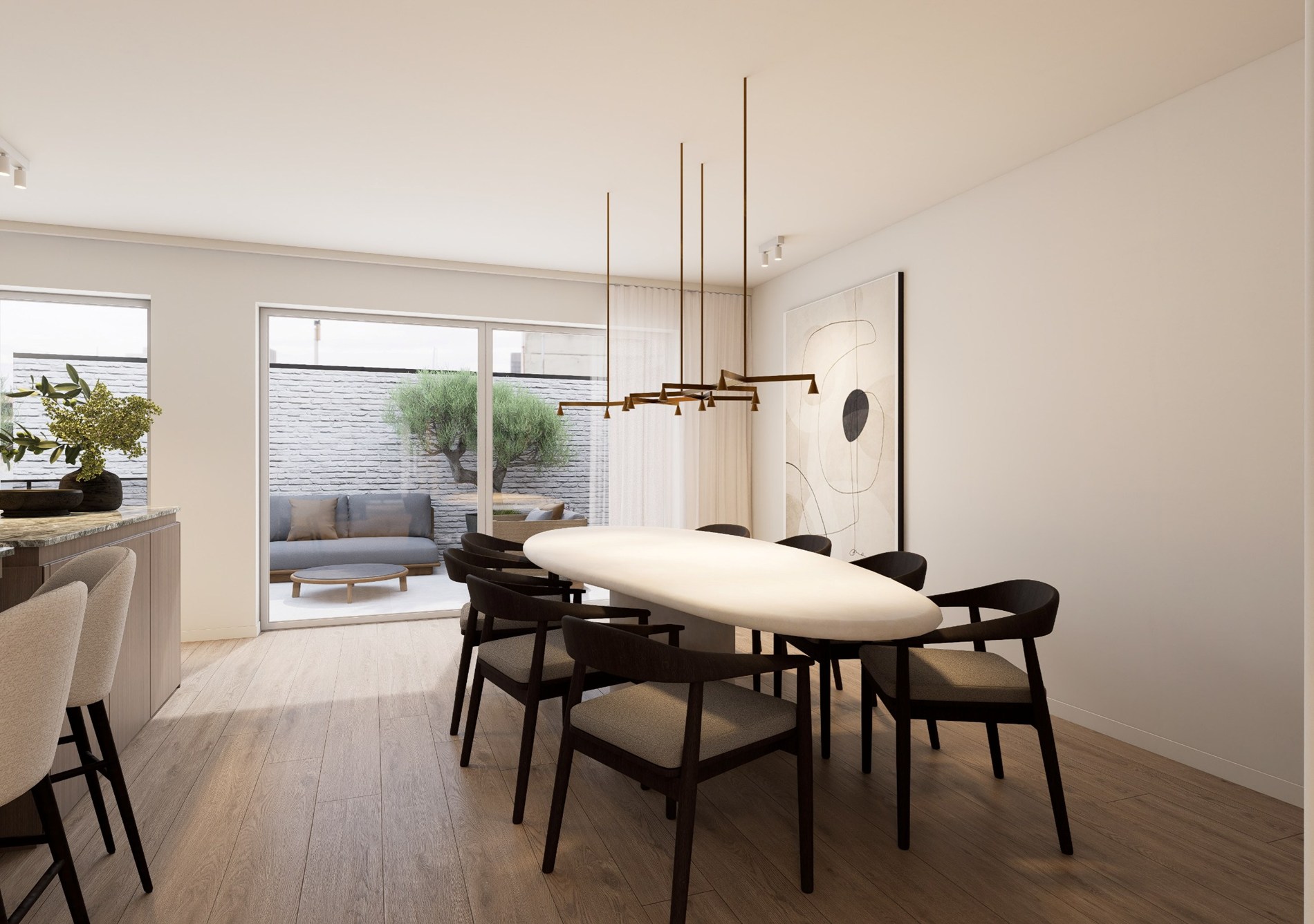 Luxueus renovatieproject voorzien van een duplex met 3 slaapkamers gelegen te Dumortierlaan (2 terrassen!) 