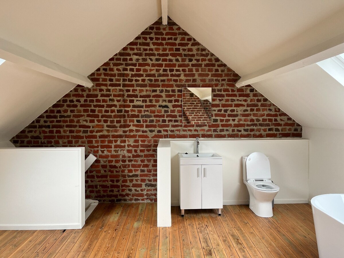 Lichtrijke woning met garage in het hartje van Ieper 