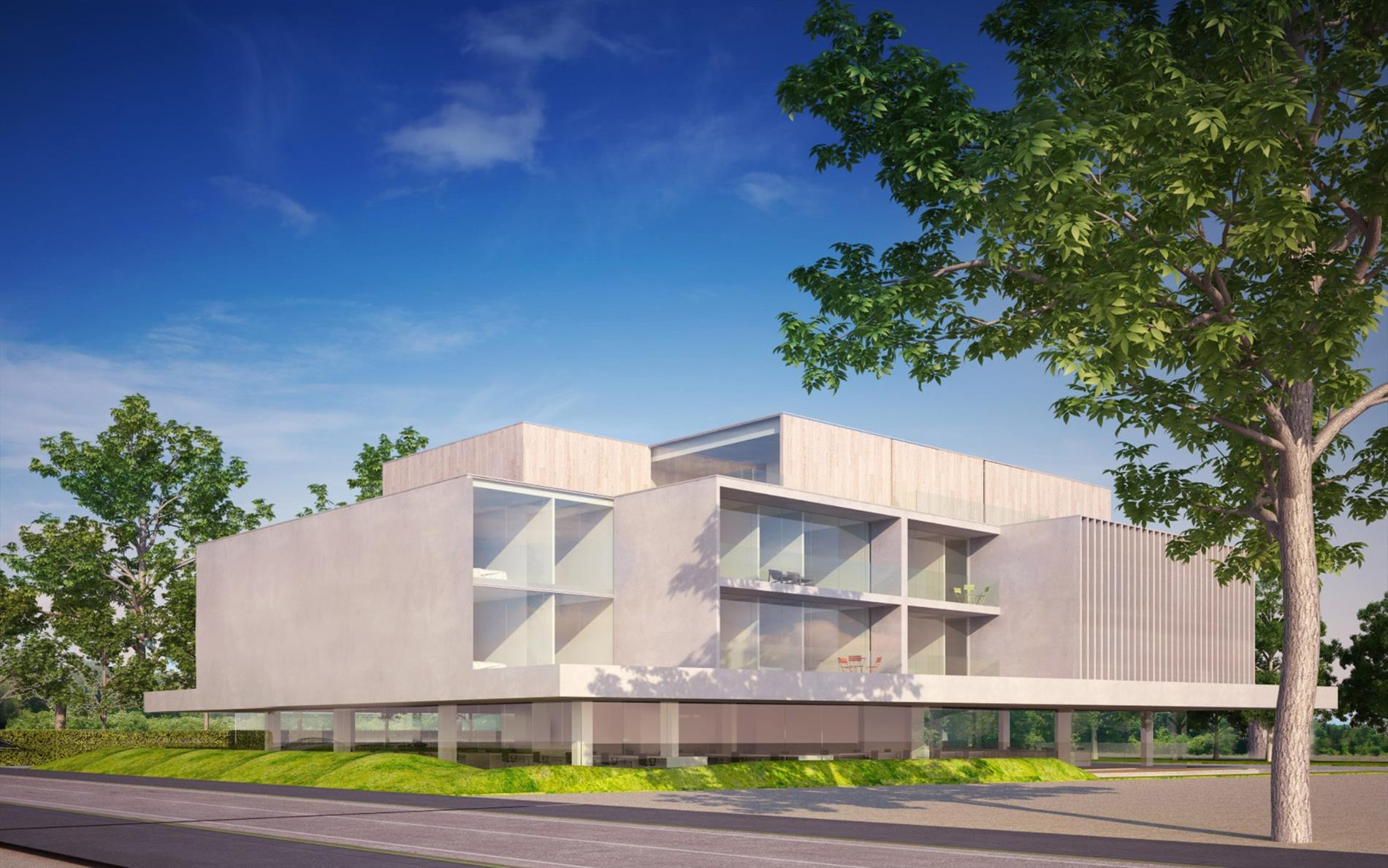 Modern nieuwbouwproject (20app) en handelsgelijkvloers te Loppem 