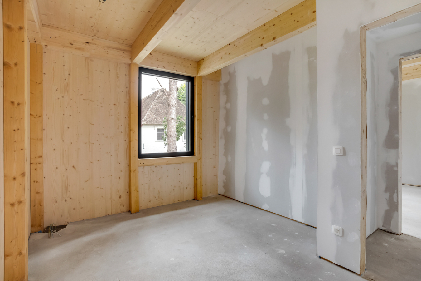 Verkaveling "De Bleeken" omvat 5 moderne BEN-woningen waarvan 4 half-open bebouwingen en 1 open bebouwing. 