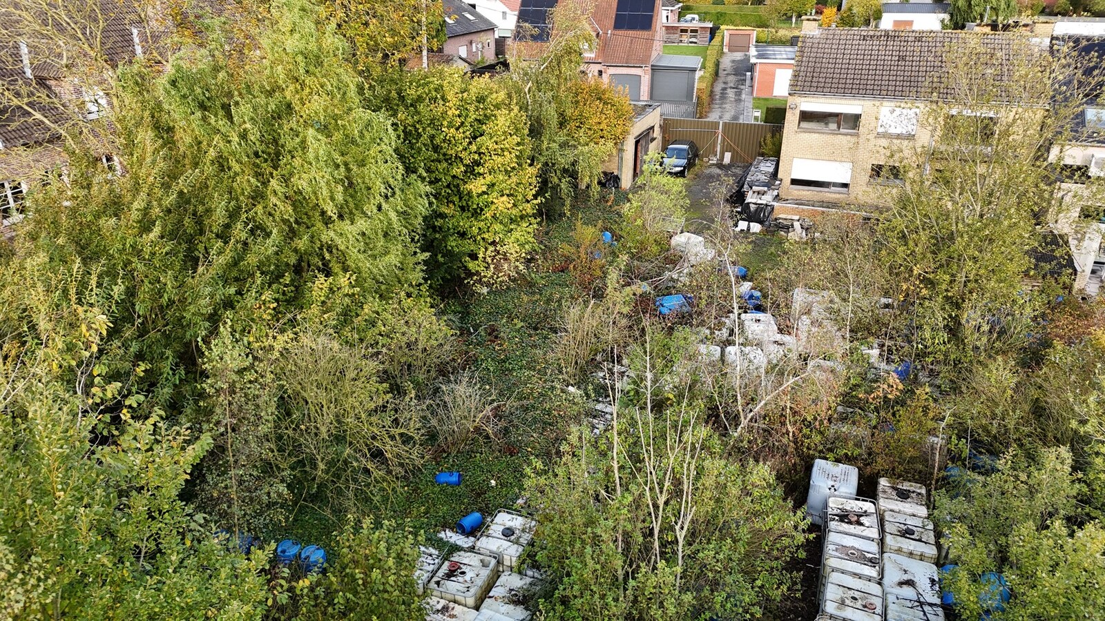 statige halfopen bebouwing in Wevelgem (Moorsele) 