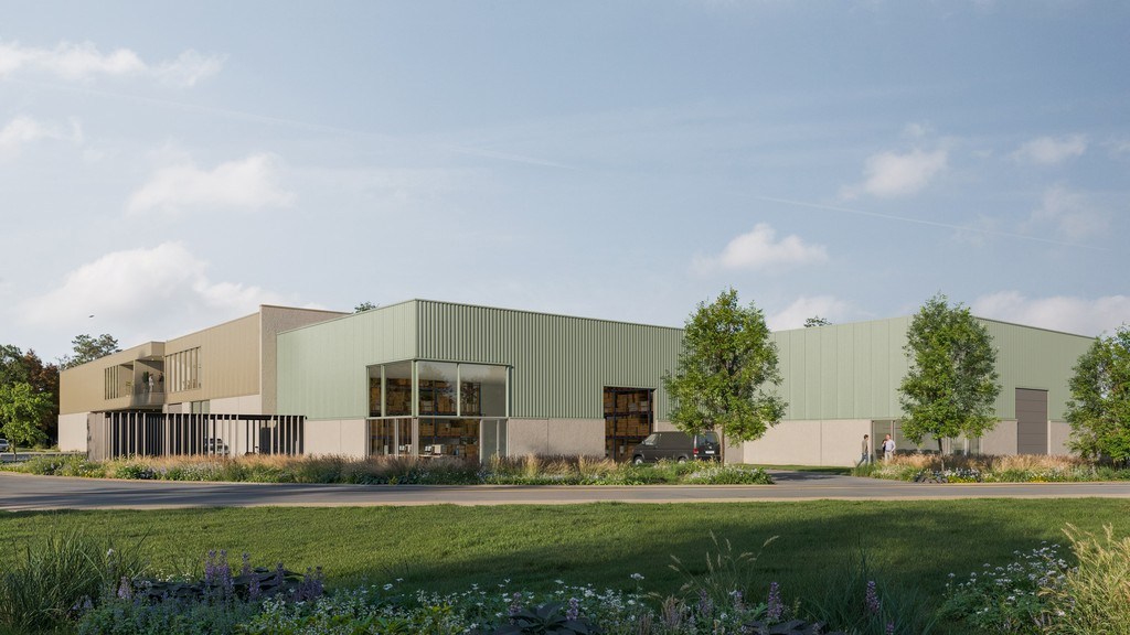 Nieuwbouw loodsen te koop in fase II Cesar Busines Park Bornem