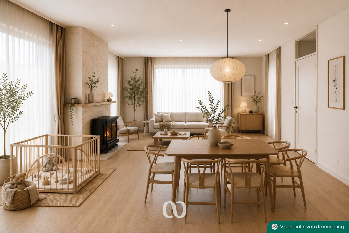 Stevige laagbouwwoning met ruime tuin vlakbij centrum Oudenaarde 