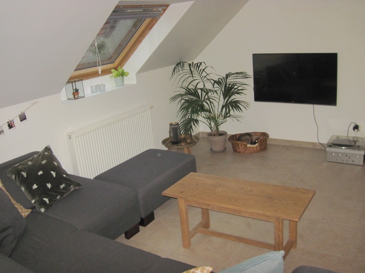 Tof en ruim 1-slp-appartement. Met terras. Met garage. 