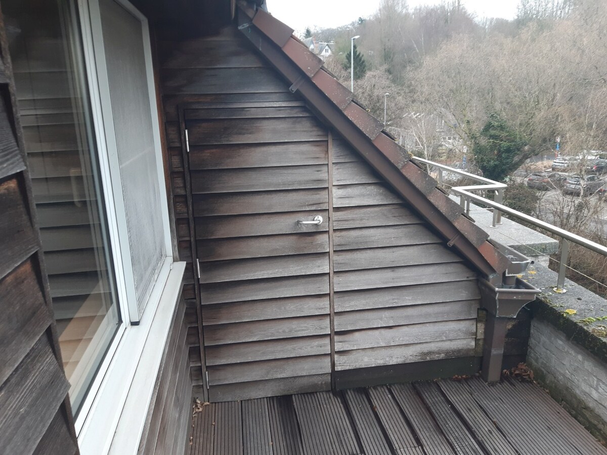 Ruim appartement met 2 terrassen naast Carrefour. 