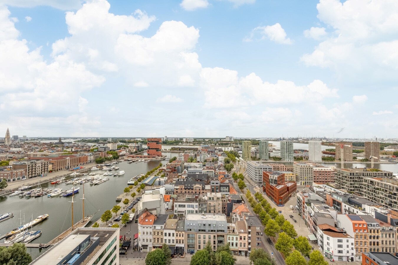 Modern appt. met terras en zicht op het MAS op 't Eilandje! 