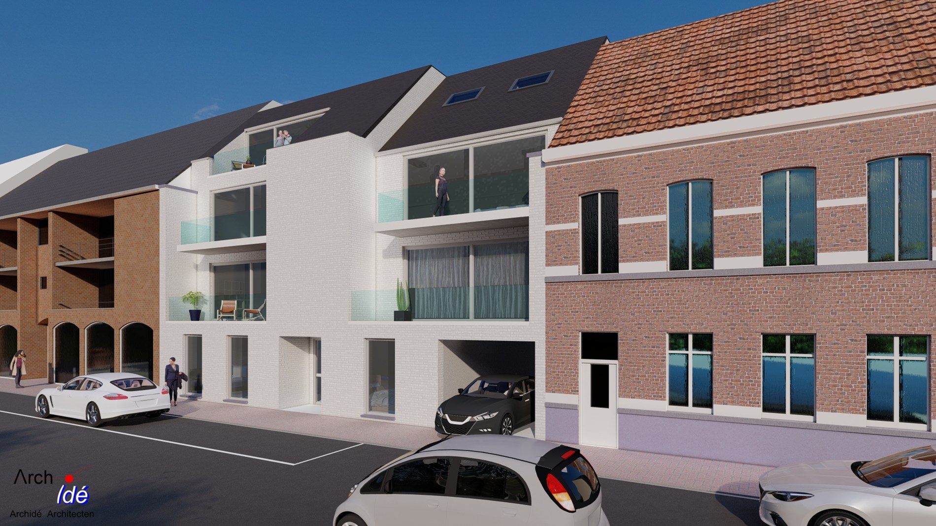 Nieuwbouwappartement op de tweede verdieping met 2 slaapkamers en terras 
