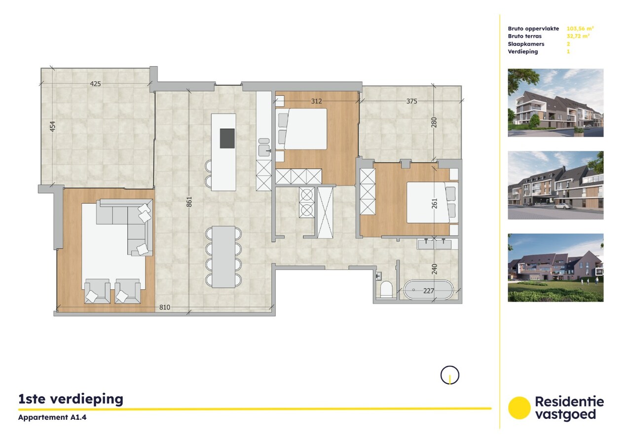 Te koop appartement - Oudenburg