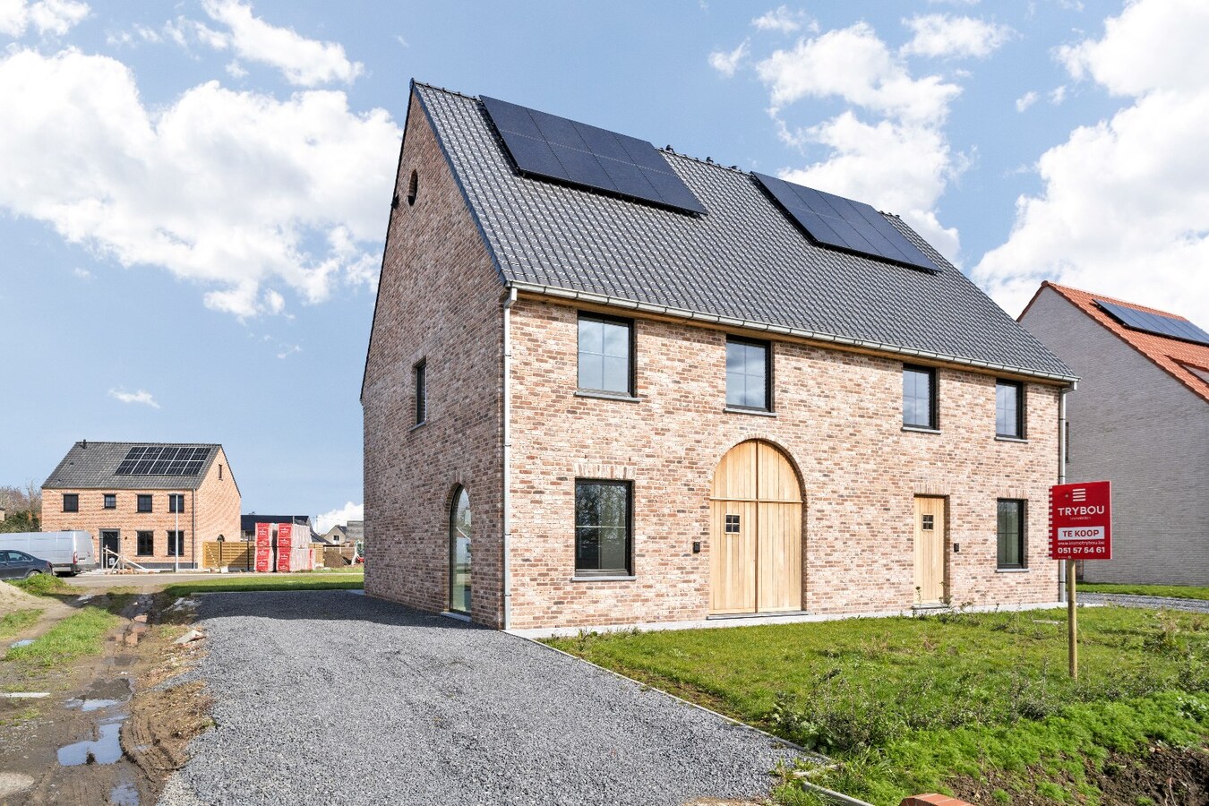 Energiezuinige nieuwbouwwoning met 4 slaapkamers te Houthulst 