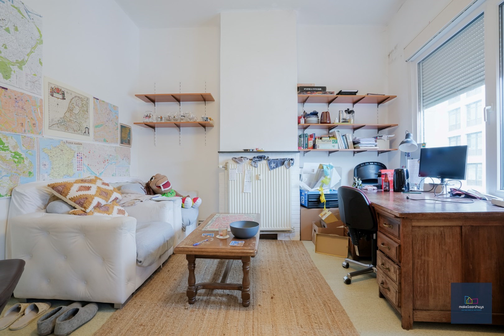 Gunstig gelegen opbrengsteigendom nabij de Coupure 