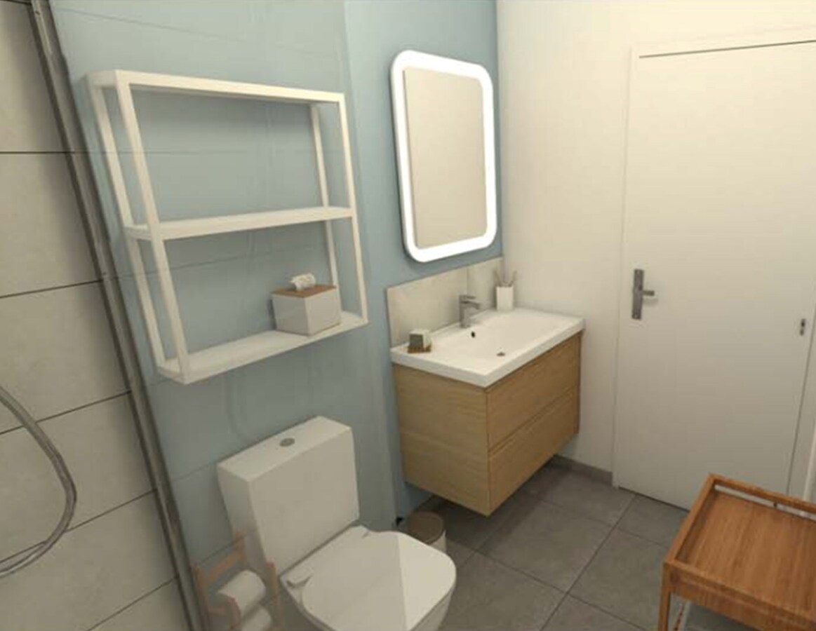 COLOCATION - Duplex avec 2 chambres meublé, rénové et décoré ! 