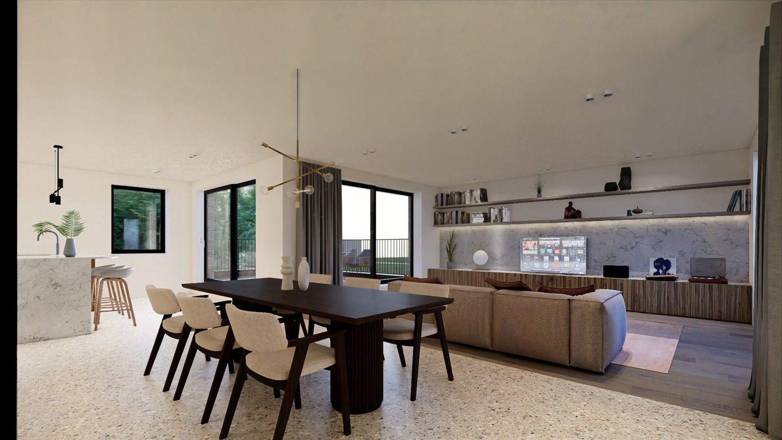 Luxe nieuwbouwproject met 5 prachtige appartementen 