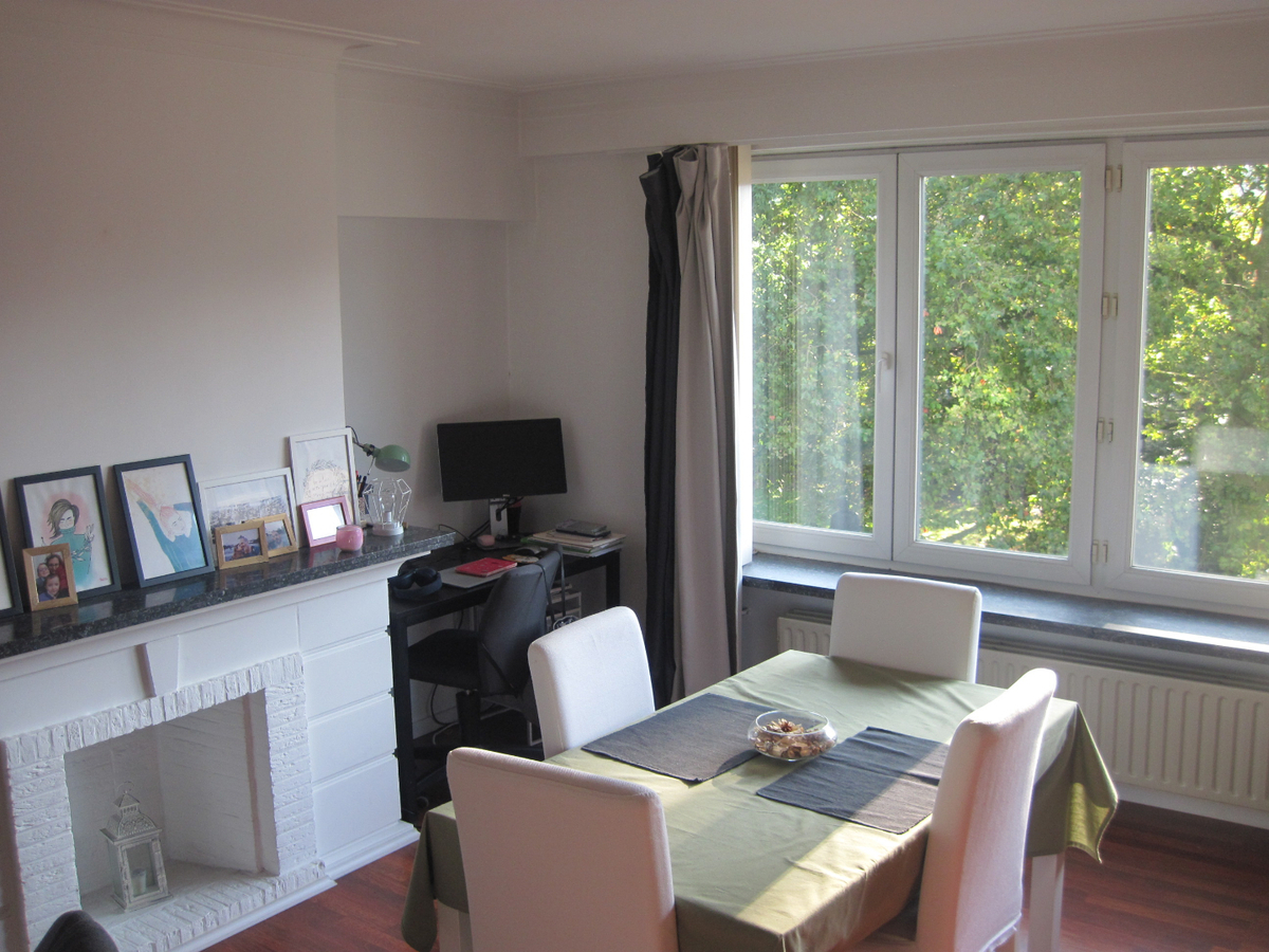 Lichtrijk, ruim 2-slp-appartement aan St-Anna-plein. 