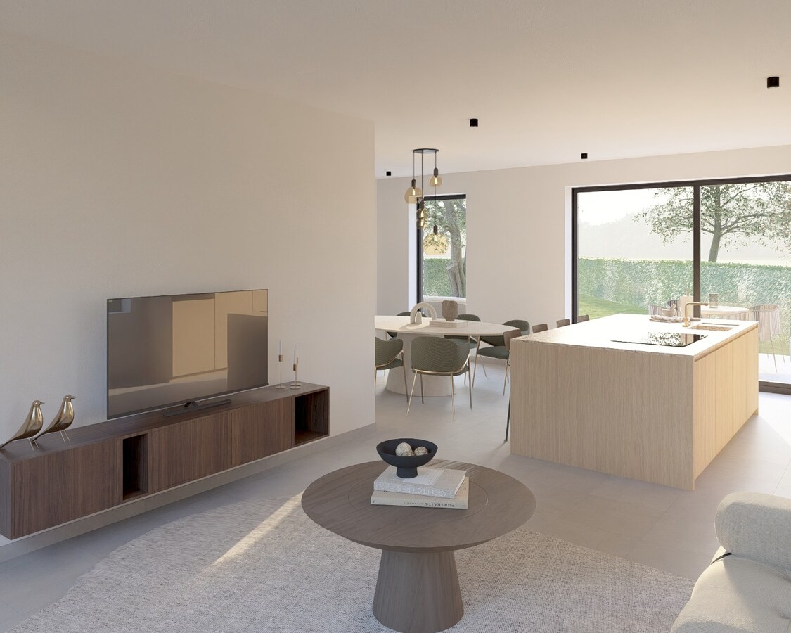 Stijlvolle Bijna Energie Neutrale nieuwbouwwoning op een perceel van 8a41ca gelegen op een zeer rustige locatie! 