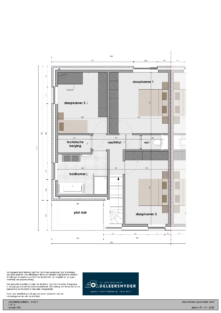 Halfopen nieuwbouwwoning op 380m² met garage 