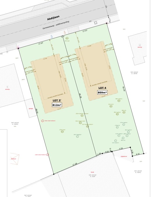 Bouwgrond voor villabouw in het centrum van Oudenburg! 