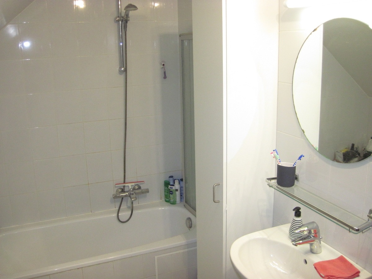 Tof en ruim 1-slp-appartement. Met terras. Met garage. 