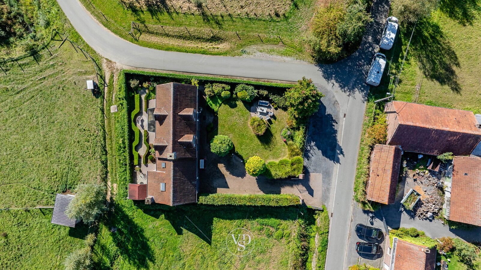 Landelijke villa nabij de Schelde. 